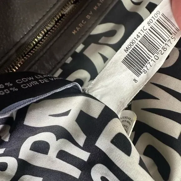 ★ EUC Marc Jacobs Pebble Leather Gray Crossbody Handbag Purse - Picture 15 of 16